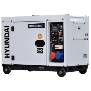 DHY8600SE-T Gerador diesel Hyundai 7,9 kVA silencioso