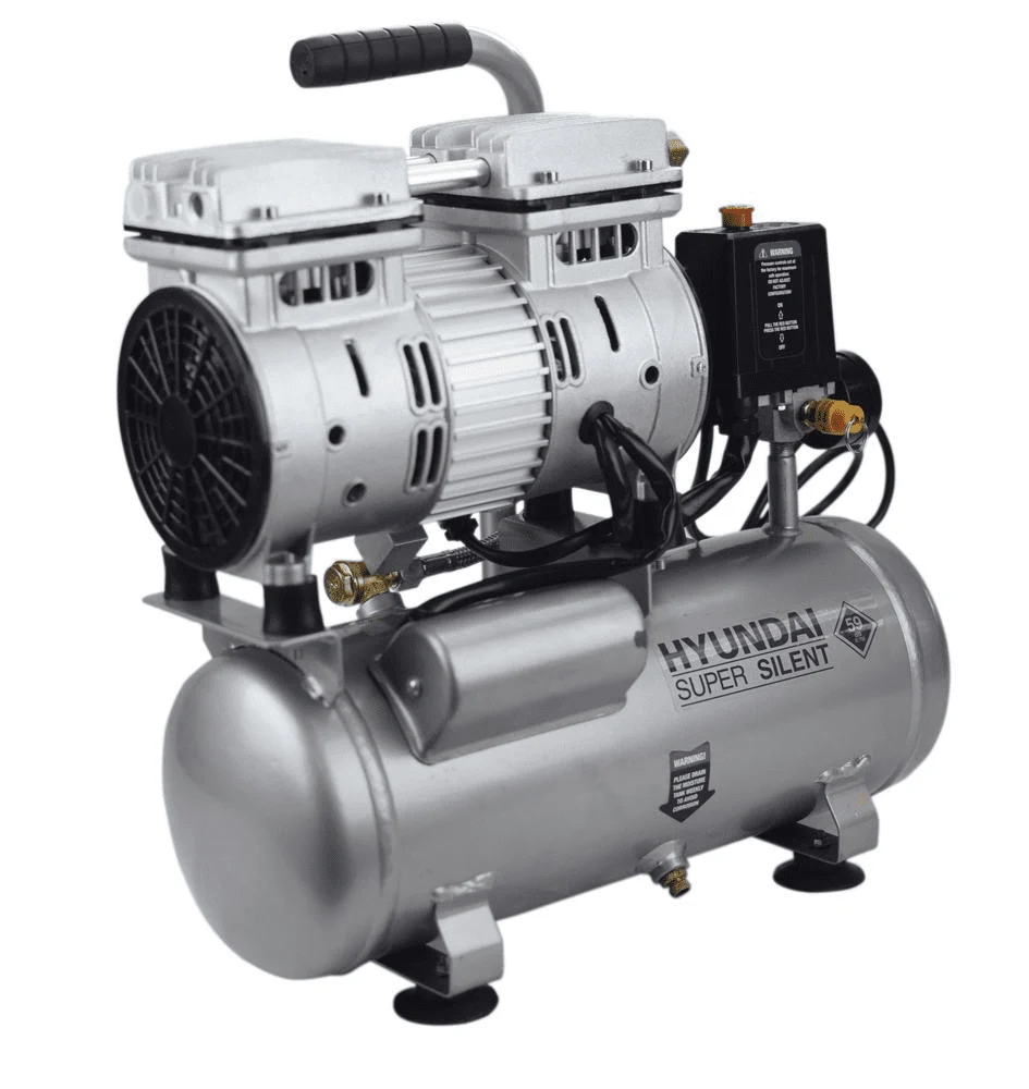 Compressor de ar silencioso Hyundai HYAC6-07S 0,75HP 6L