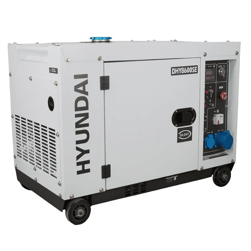 DHY8600SE Gerador diesel Hyundai  6,3 kW silencioso