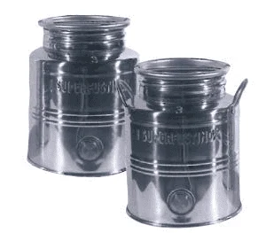 Tanque 15 litros. Aço inoxidável com alças 18/10