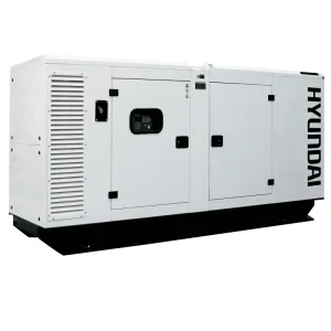 Gerador industrial silencioso 125 kVA Hyundai DHY125KSE