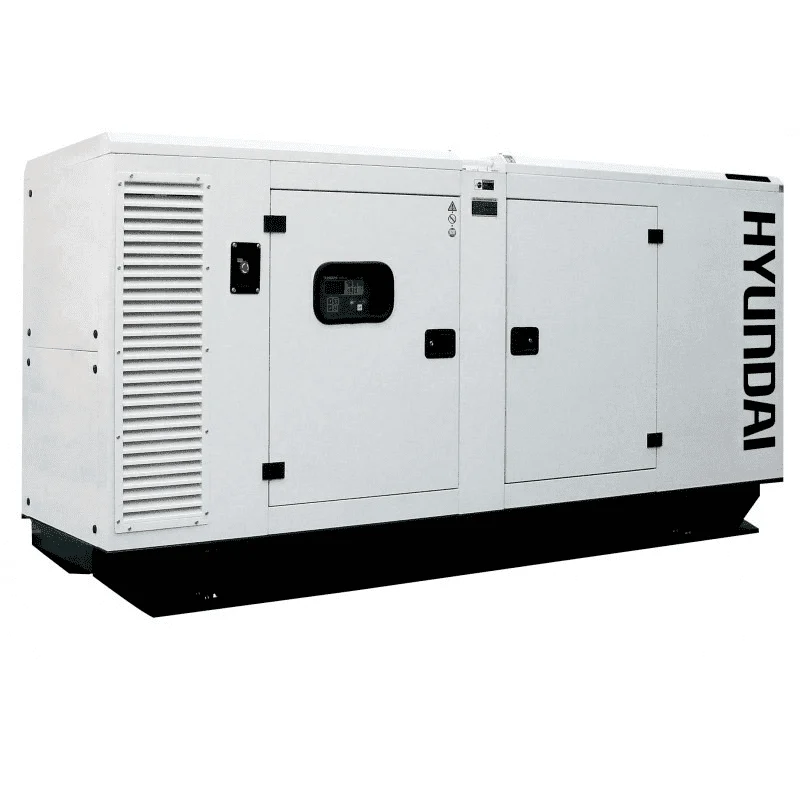 Gerador industrial silencioso 125 kVA Hyundai DHY125KSE