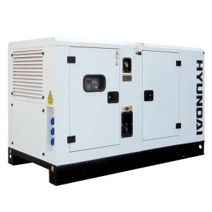 Gerador industrial silencioso 75 kVA Hyundai DHY75KSE