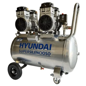 Compressor de ar silencioso Hyundai HYAC100-3S 3.0HP 100L