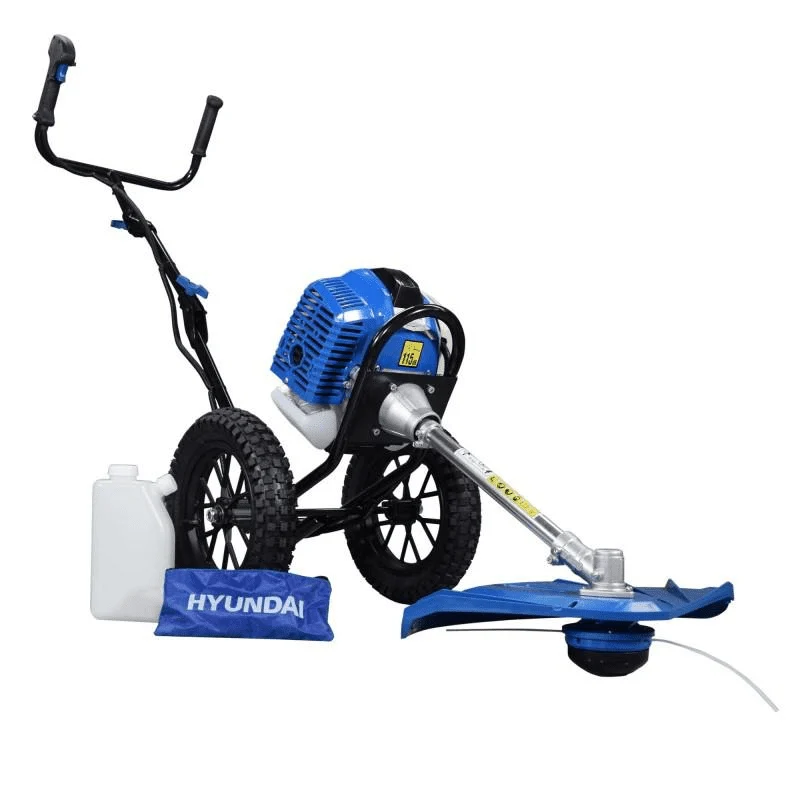 Roçadora de rodas Hyundai HYWT5080 50,8 cc e corte de 42 cm