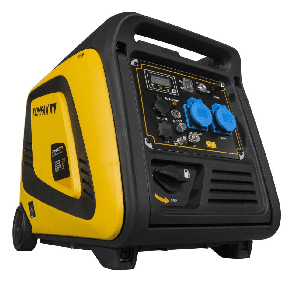 Gerador inverter gasolina 3900W dual fuel Kompak KGG39Ei-DF
