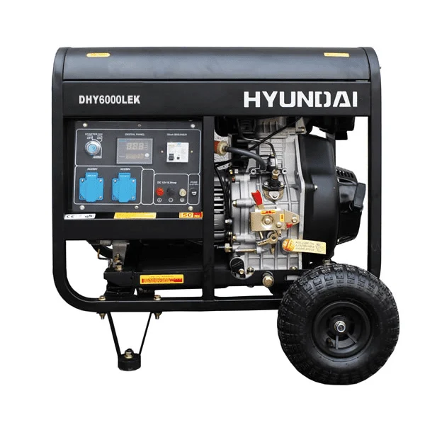 DHY6000LEK Gerador diesel Hyundai 5,5 kW