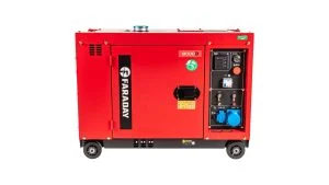 Gerador diesel silencioso Faraday de 6.000 W F8000D