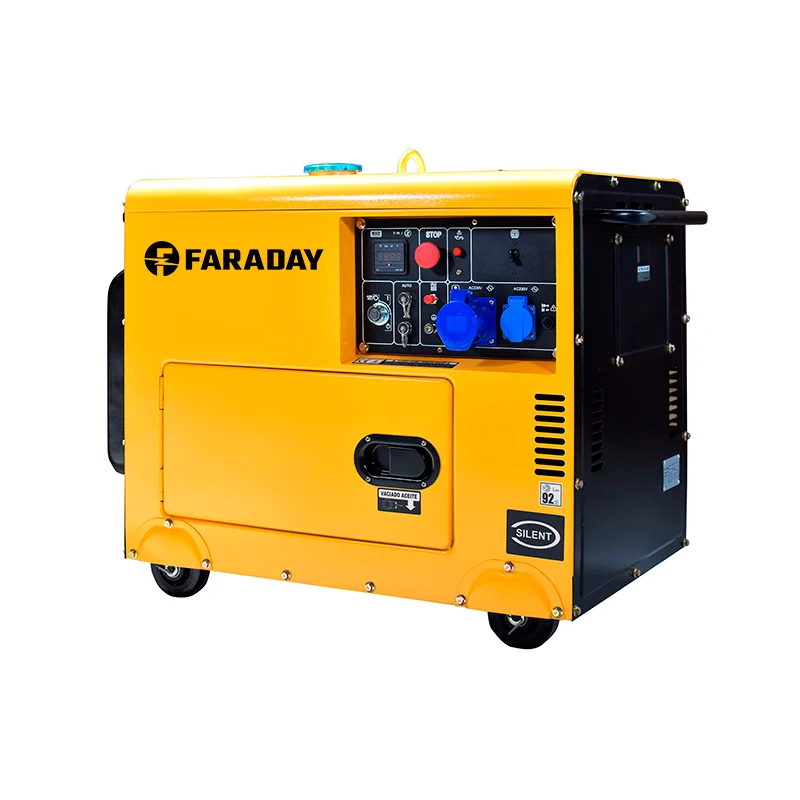 F6100SE Gerador diesel Faraday 5,5 kW monfásico silencioso