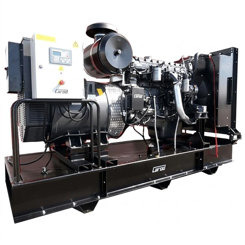 Gerador industrial Iveco 300 kVA aberto