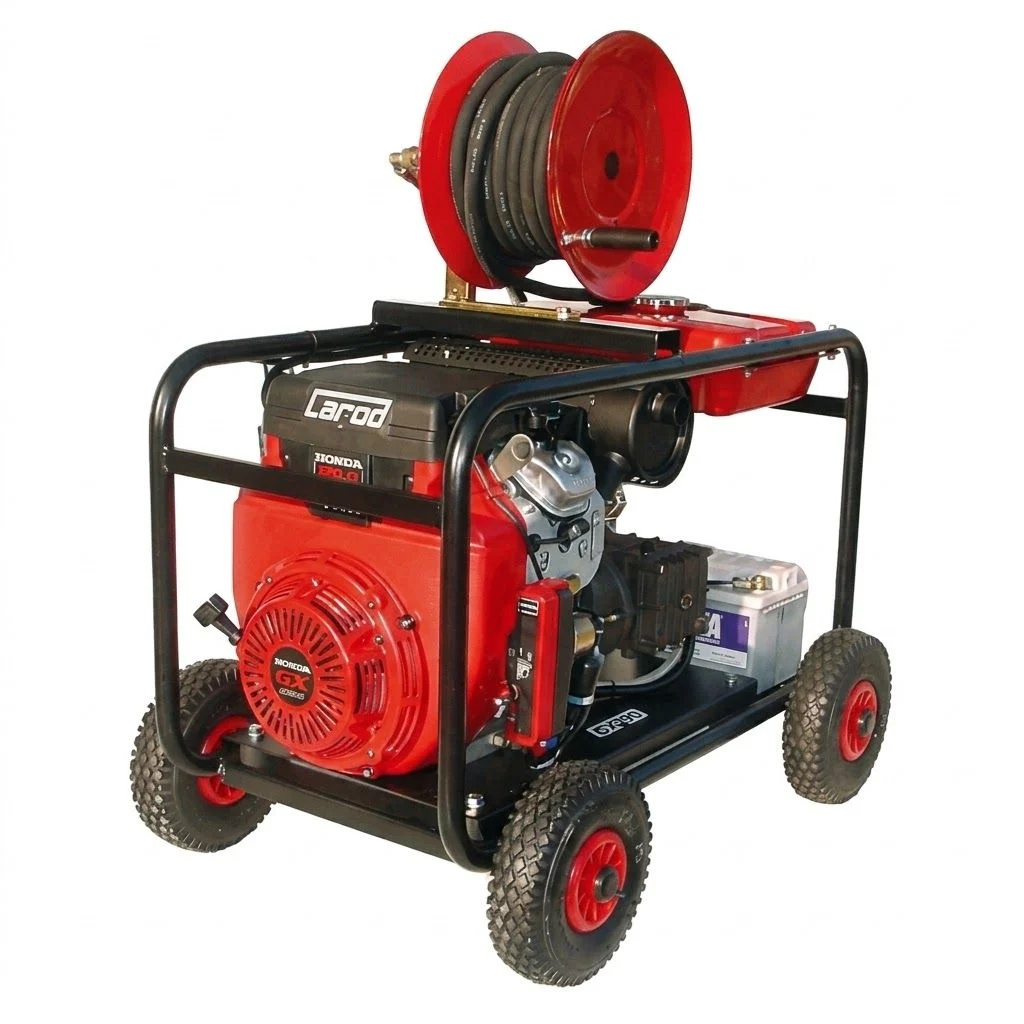 Lavadora de alta pressão a gasolina Carod AUT-2426LH 240 bar 24 HP motor Honda