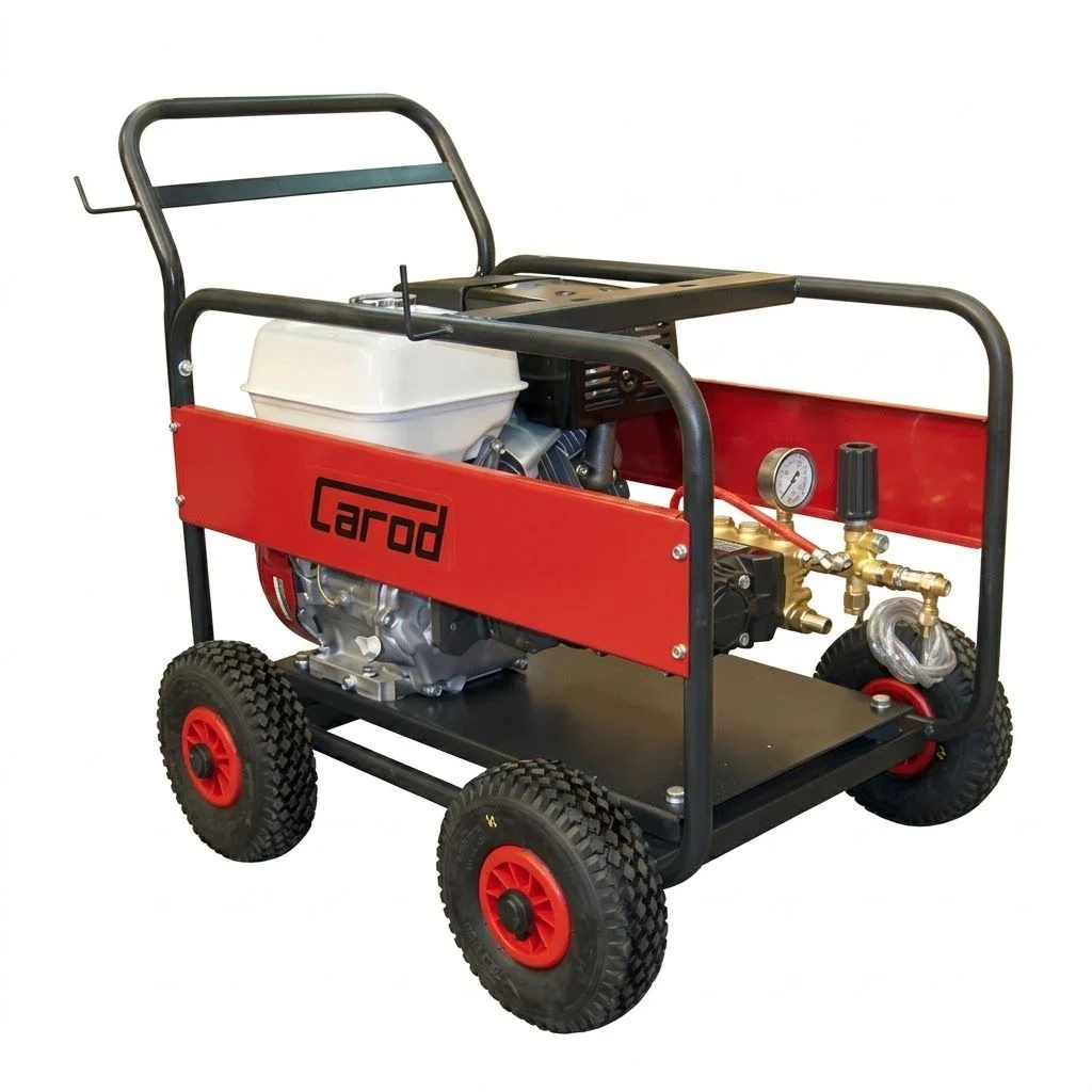 Lavadora de alta pressão a gasolina Carod AUT-2515LH 250 bar 13 HP motor Honda