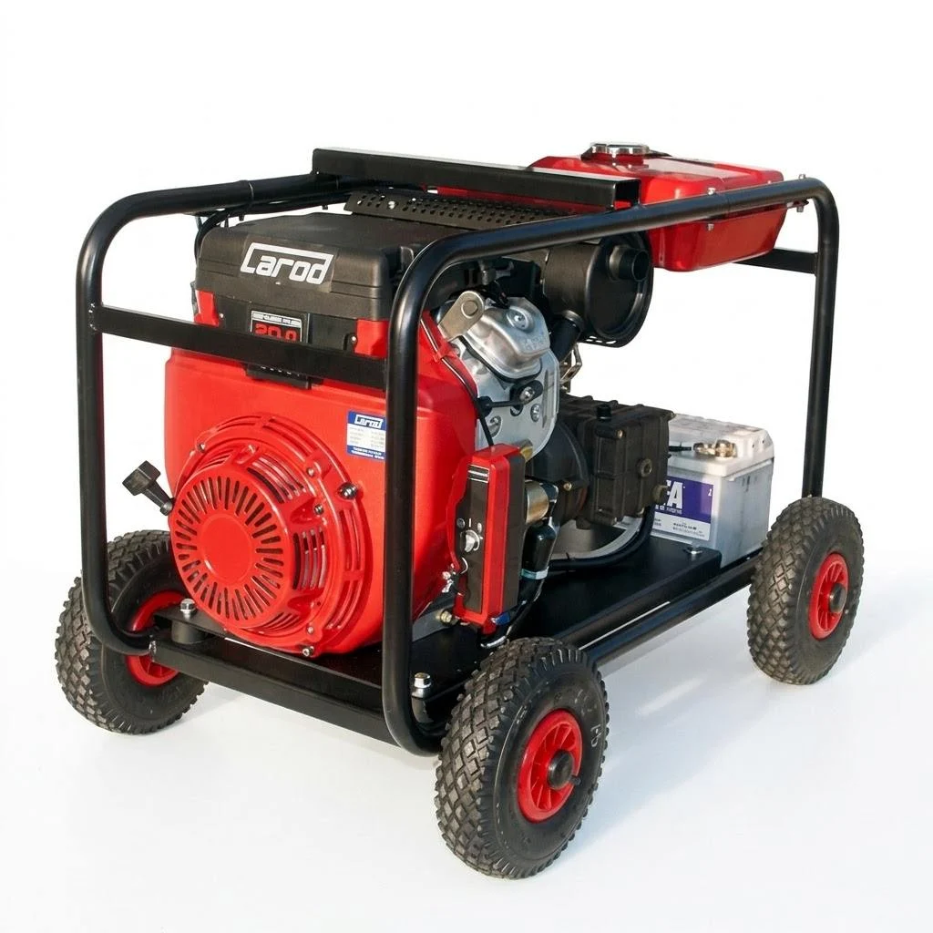 Lavadora de alta pressão a gasolina Carod AUT-5016LH 500 bar 24 HP motor Honda