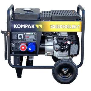 Geradores a gasolina de 20 kVA com motor de 2 cilindros KGG20000LEK-T (Potência Total)