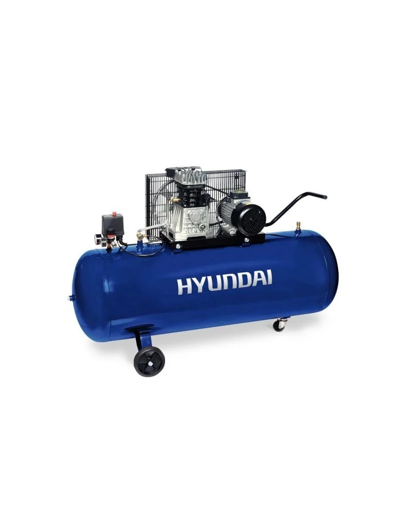 Compressor de ar profissional trifásico Hyundai HYACB200-31T 3.0HP 200L