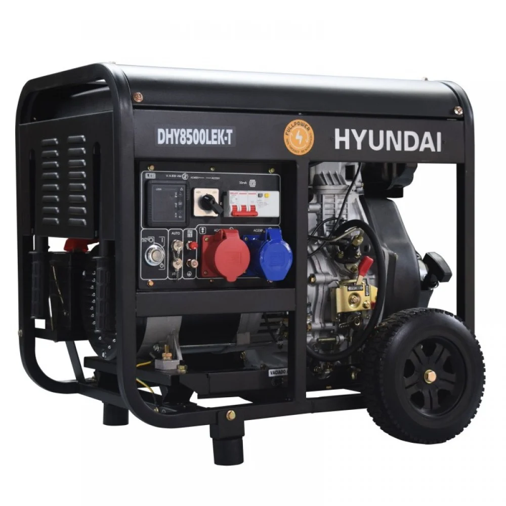 DHY8500LEK-T Gerador diesel Hyundai 8,1 kVA