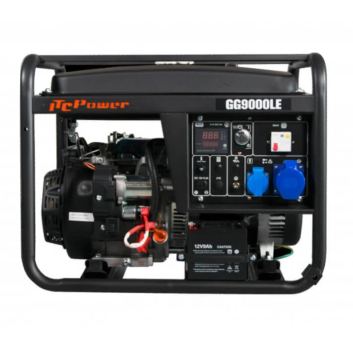 Gerador a gasolina GG9000LE de 6.600 W
