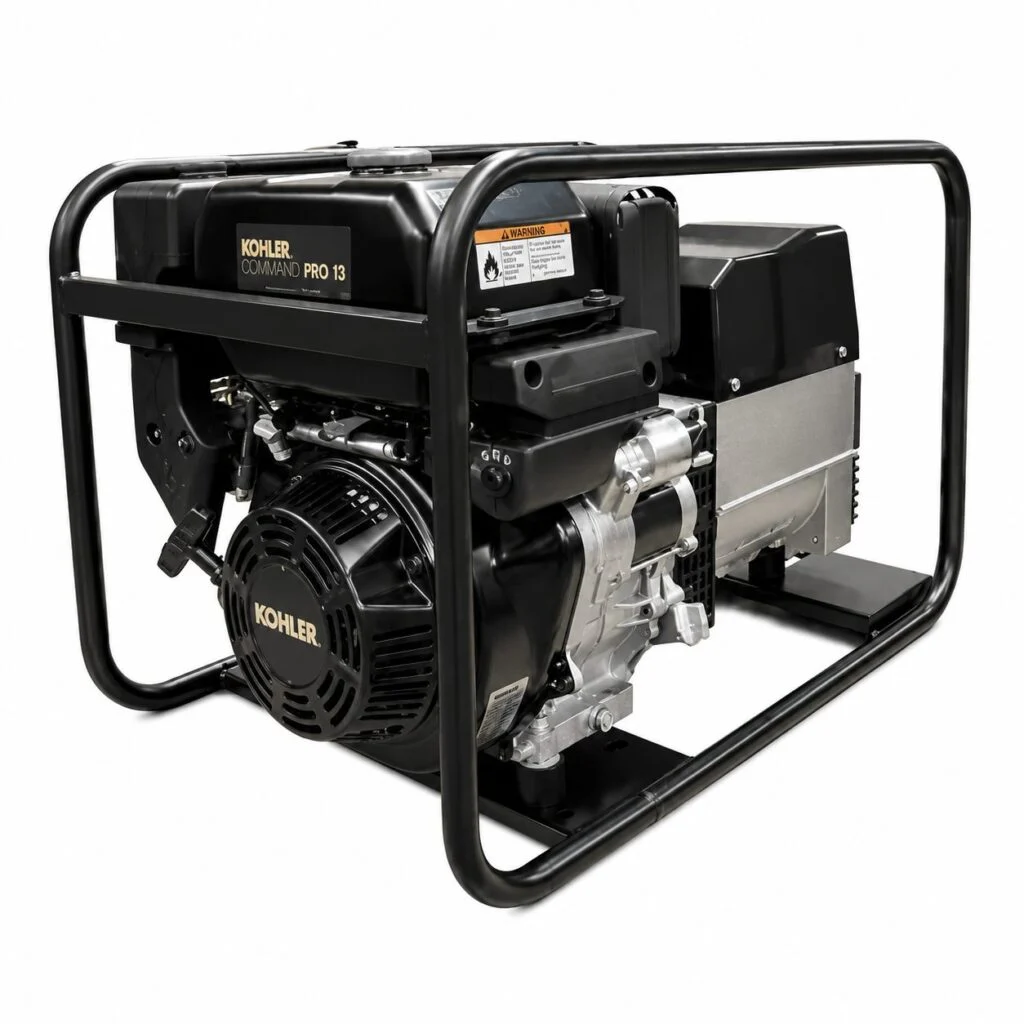 Gerador elétrico de 7 kVA com motor Kohler