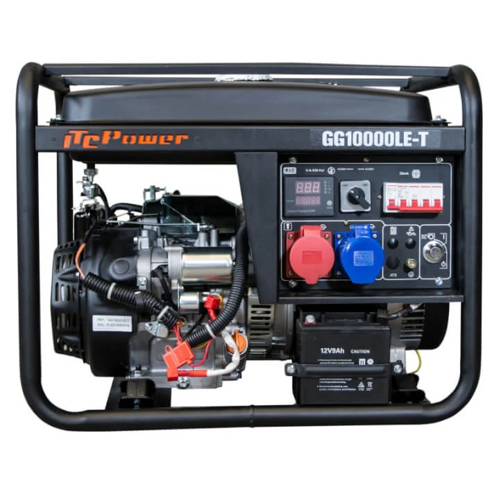 Gerador a gasolina trifásico de 9,4 KVA GG10000LET