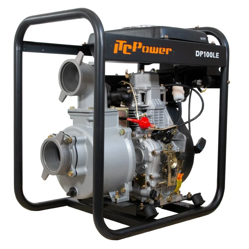 Bomba de motor diesel ITCPOWER DP100LE 10 HP 90000 L/H