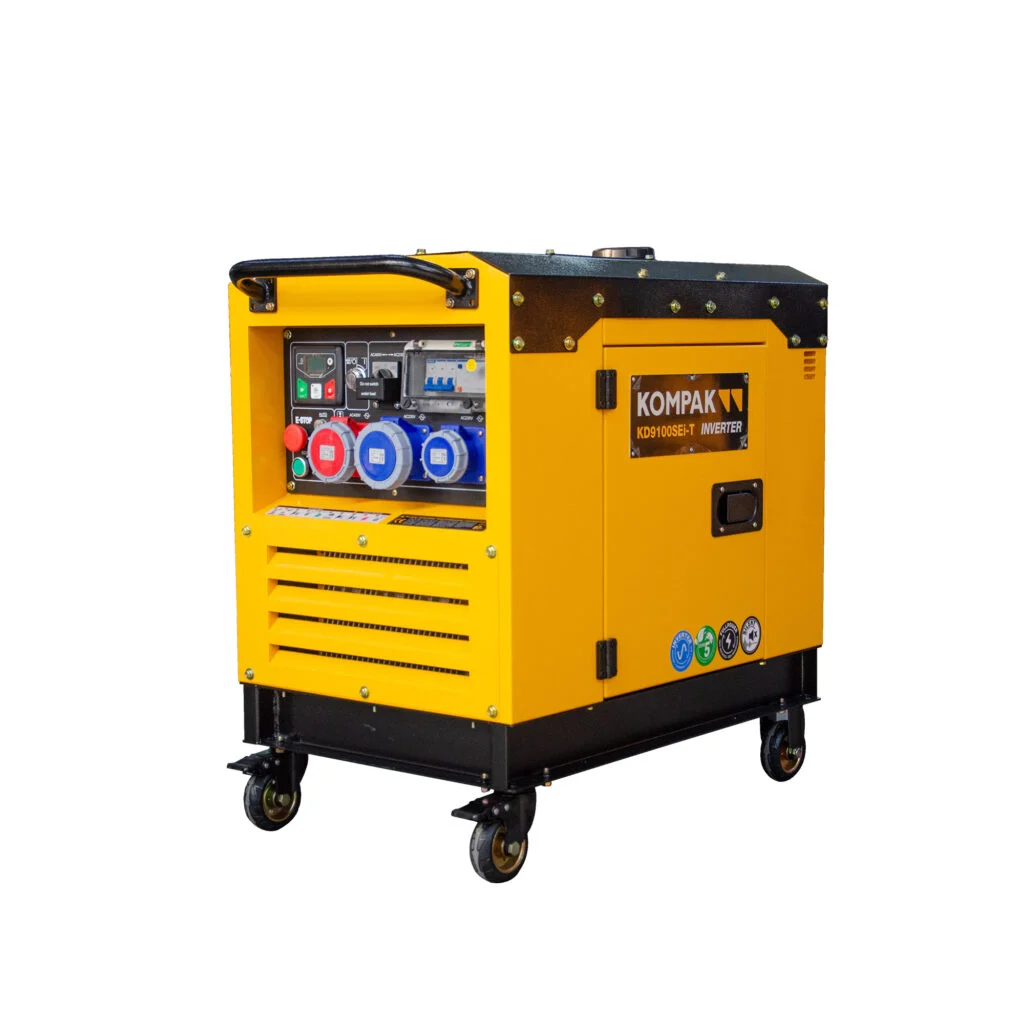 Gerador diesel inverter 7,6 kVA Kompak KD9100SEi-T
