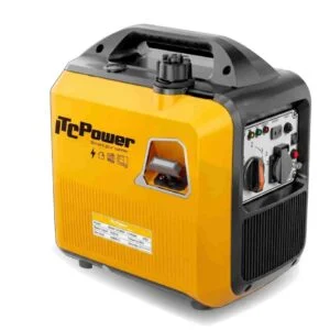 Gerador inverter ITC Power GG19I a gasolina 1800 W portátil e silencioso para campismo e uso doméstico
