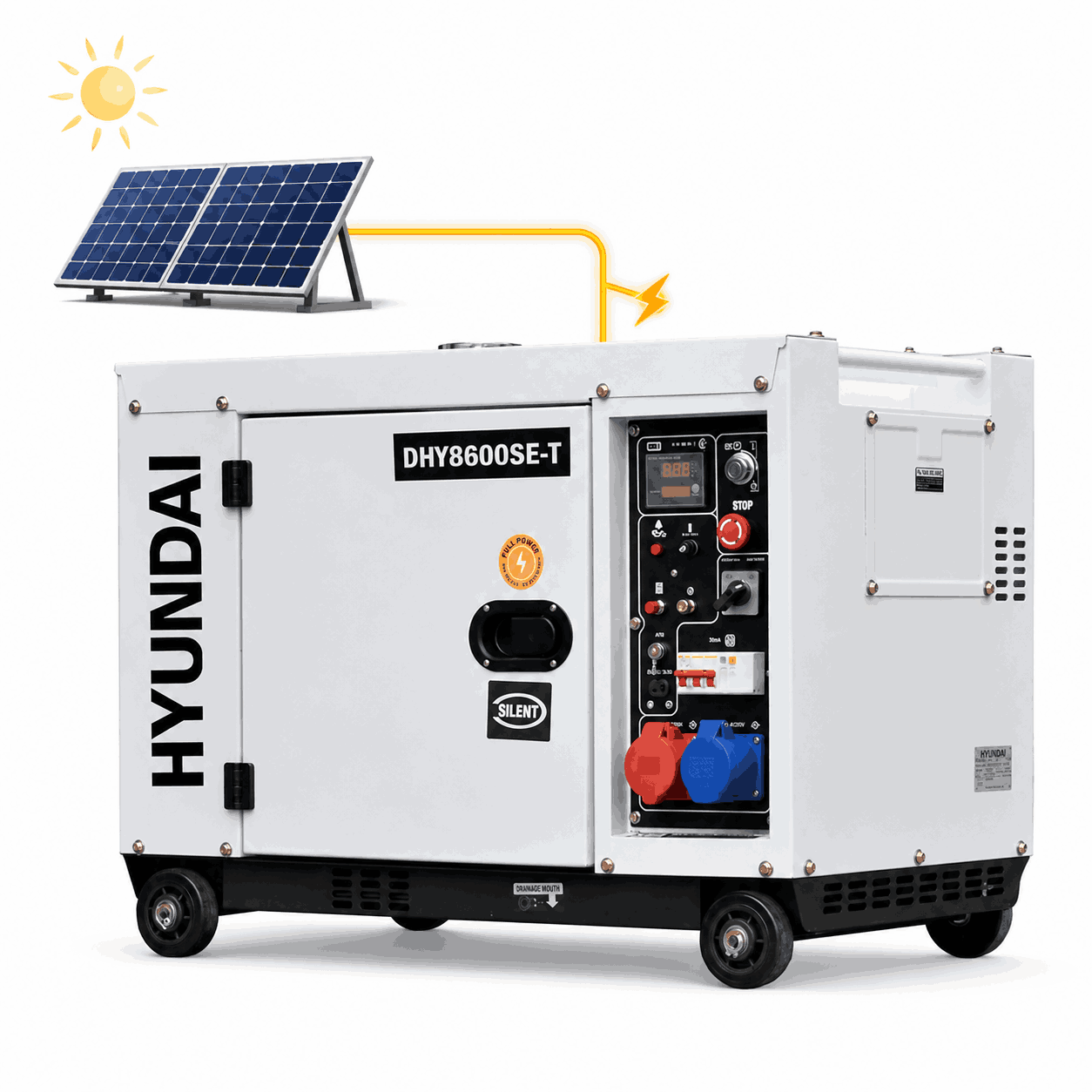 geradores diesel apoio solar