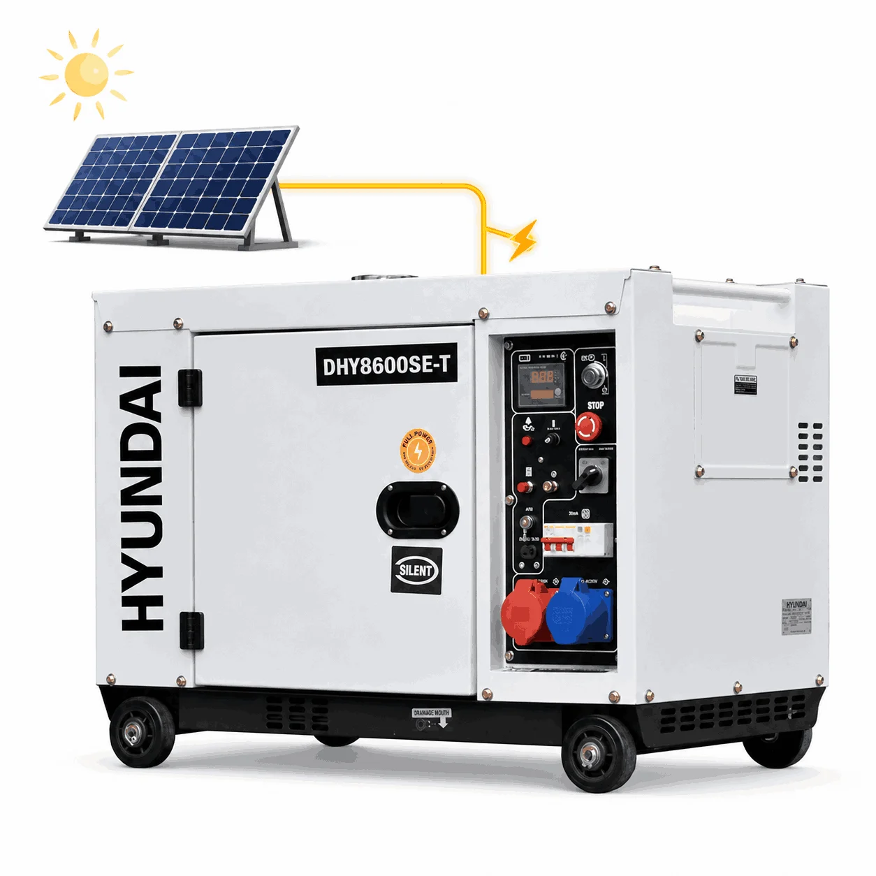 geradores diesel apoio solar