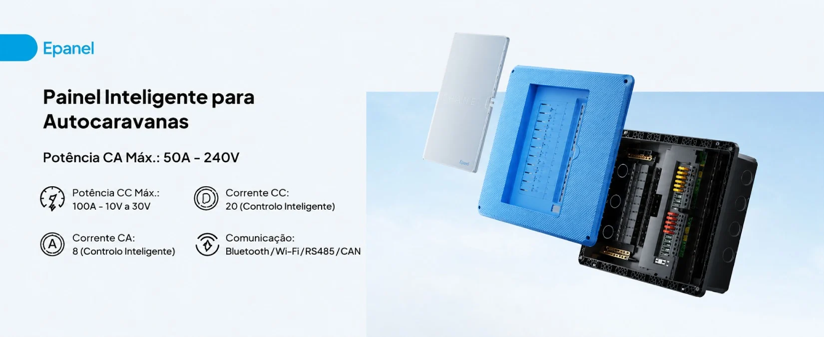 BLUETTI Epanel para distribuição inteligente de circuitos