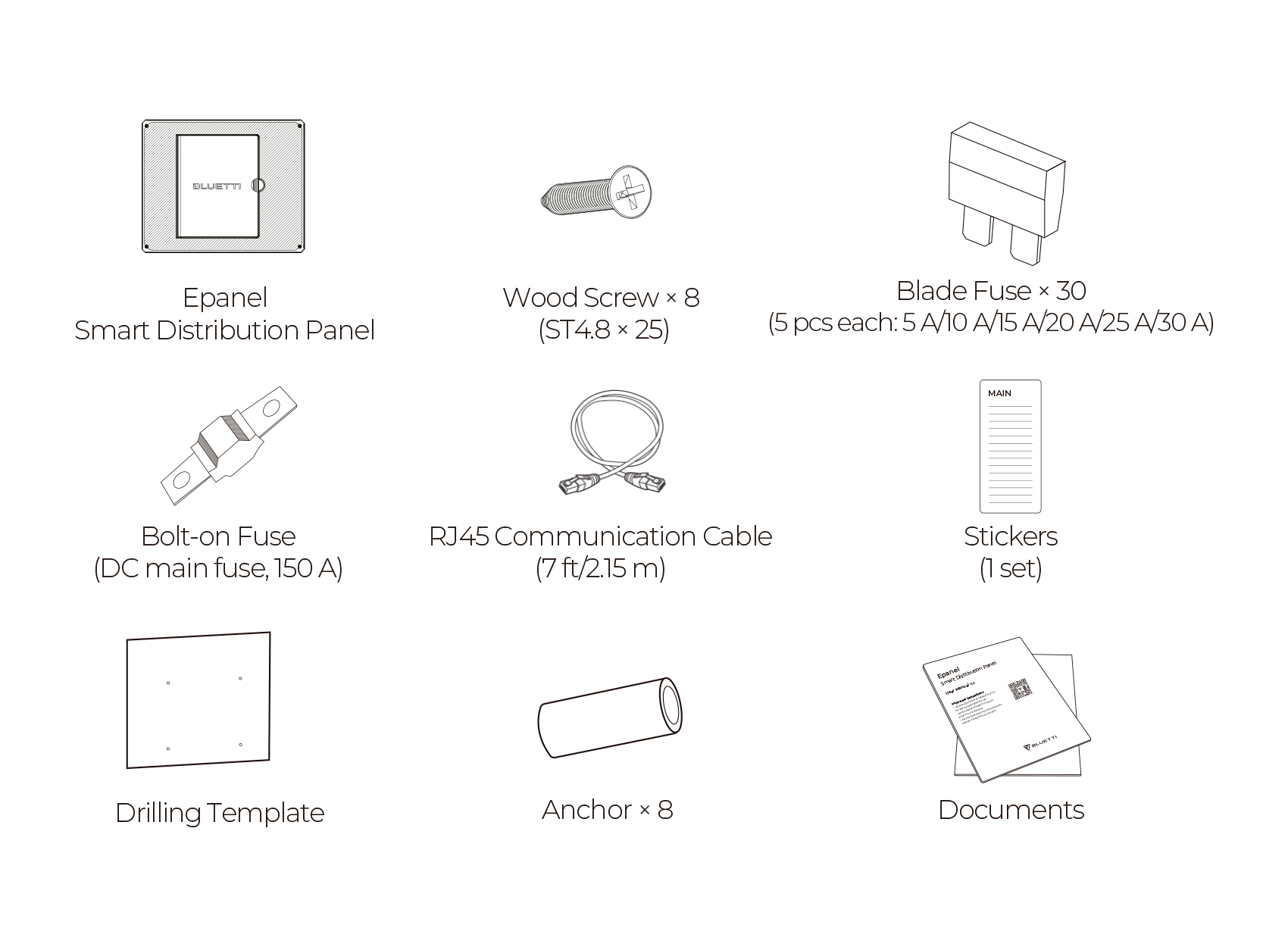 Epanel BLUETTI Panel de Distribución Inteligente | Epanel - Enverd