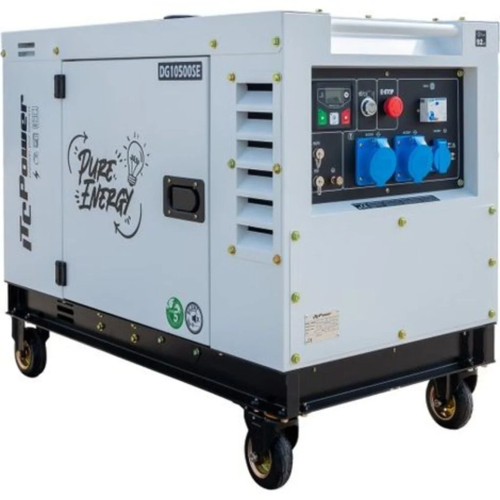 DG10500SE Gerador diesel insonorizado monofásico 8 kW ITC Power
