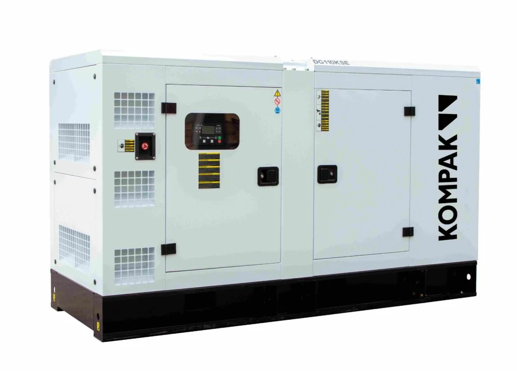 Gerador industrial 100 kVA Kompak silencioso