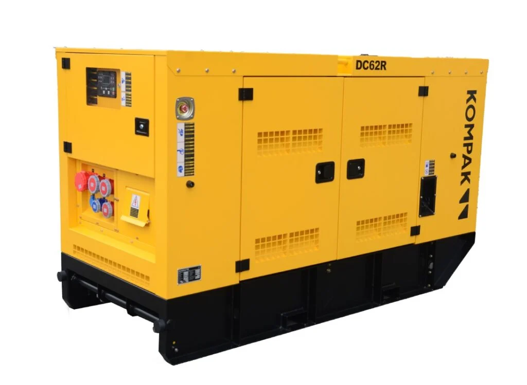 Gerador industrial 55 kVA Kompak motor Cummins silencioso