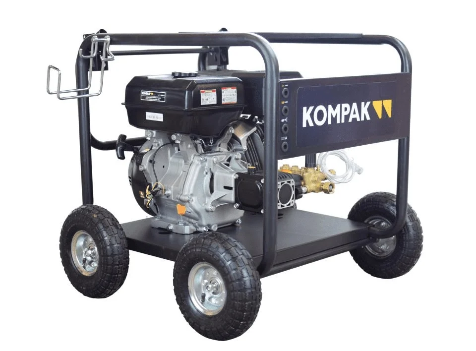 Lavadora de alta pressão a gasolina Kompak KPW4000 270 bar 15 HP