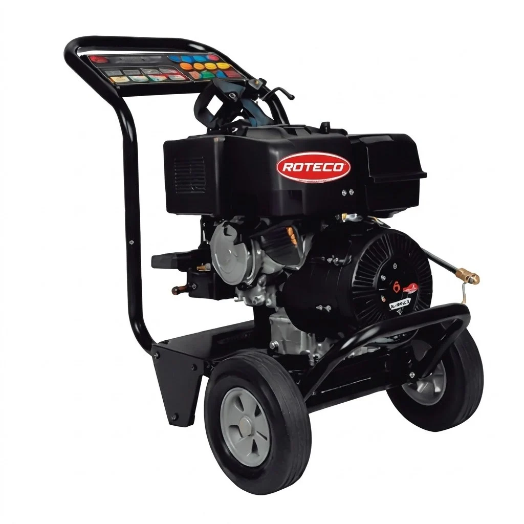 Lavadora de alta pressão a gasolina profissional Roteco LB 250 A 250 bar 15 HP
