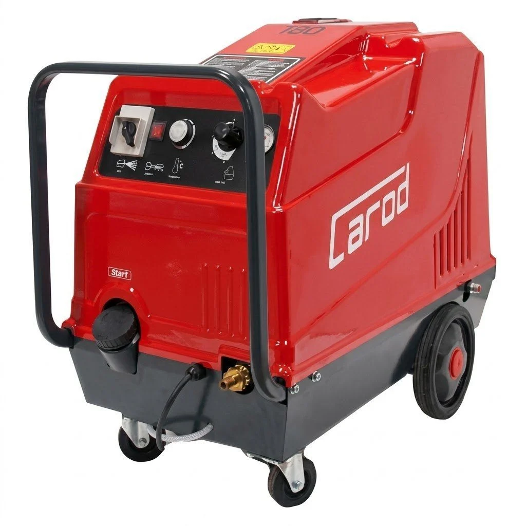 Lavadora de alta pressão elétrica de água quente Carod ACA-1515 150 bar 5,5 HP