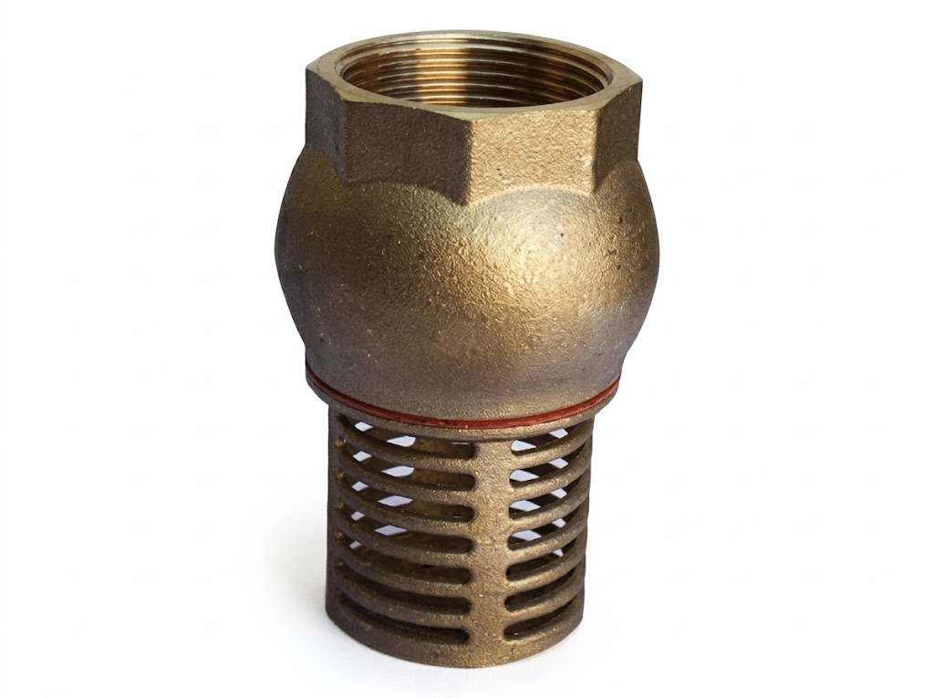 Válvula de pé clássica metálica 3" para motobomba