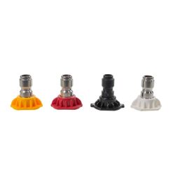 Conjunto de 4 bicos para lavadoras de alta pressão