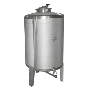 Tanque de armazenamento 150 litros. Aço inoxidável AISI 304
