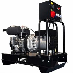 Gerador industrial 10/11 kVA motor Lombardini 1500 RPM 400V - Aberto