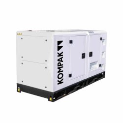 Gerador industrial diesel Kompak KDG34KS 31 kVA silencioso