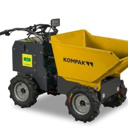 Mini dumper elétrico hidráulico Kompak KP-MDA300-E articulado 350kg